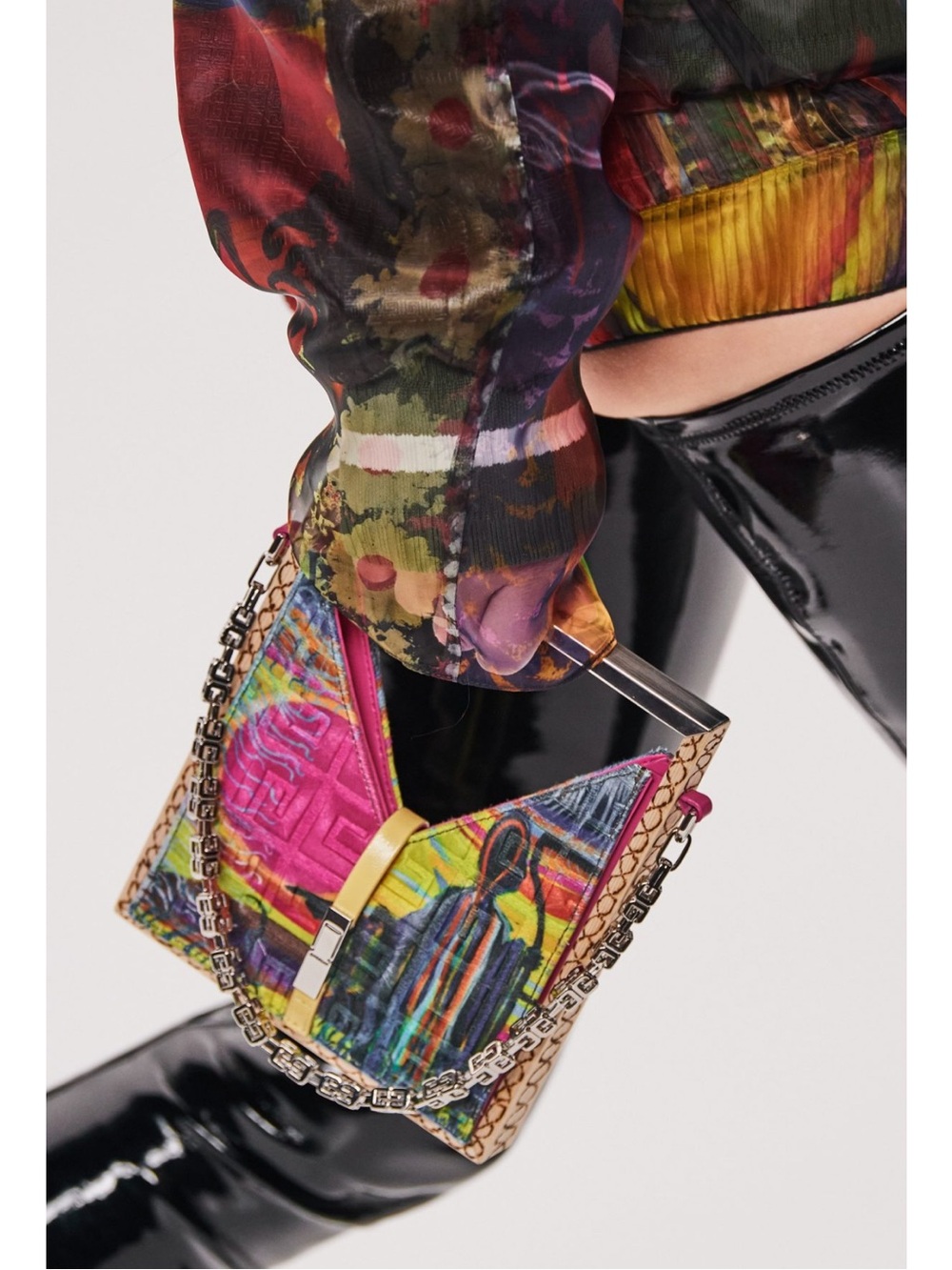 ULTRA RARE Givenchy x Josh Smith 2022 Runway archive handbag